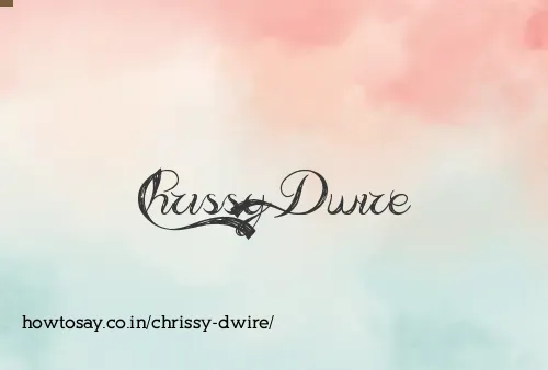 Chrissy Dwire