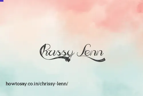 Chrissy Lenn