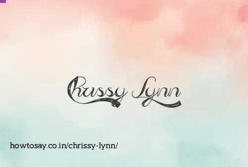 Chrissy Lynn