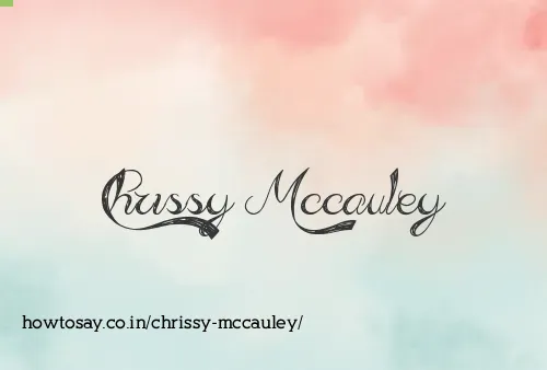 Chrissy Mccauley