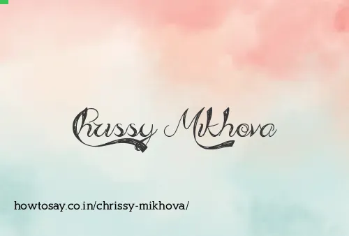 Chrissy Mikhova