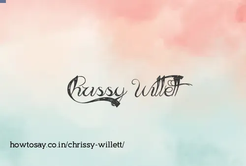 Chrissy Willett