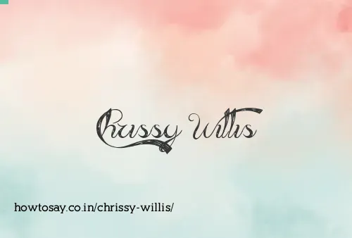 Chrissy Willis