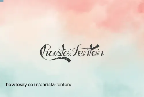 Christa Fenton