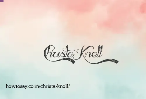 Christa Knoll
