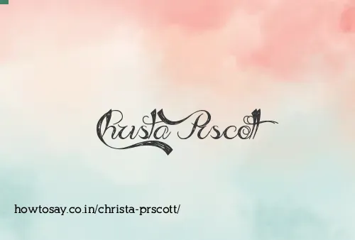Christa Prscott