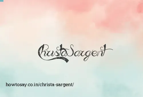Christa Sargent