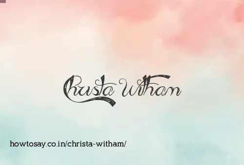 Christa Witham