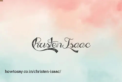 Christen Isaac