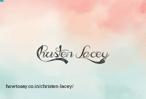Christen Lacey