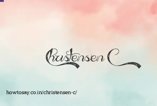 Christensen C