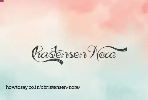 Christensen Nora