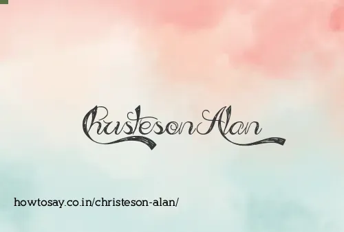 Christeson Alan