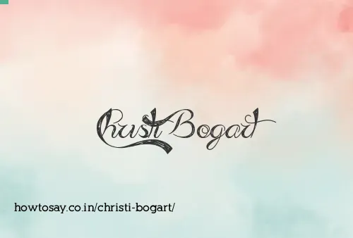 Christi Bogart