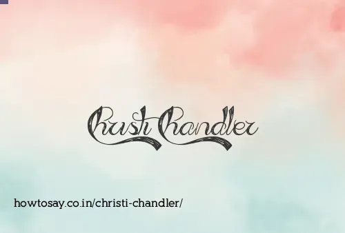 Christi Chandler