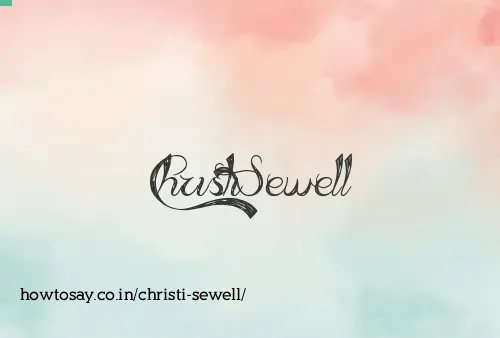 Christi Sewell