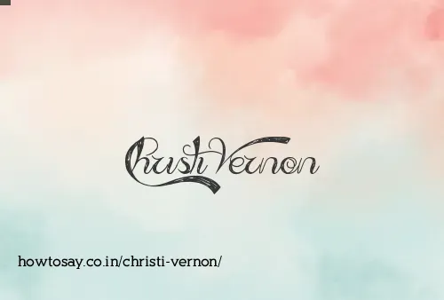 Christi Vernon