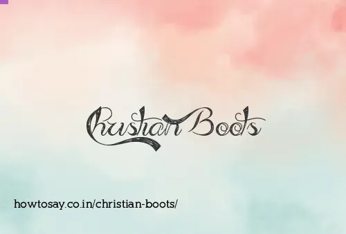Christian Boots