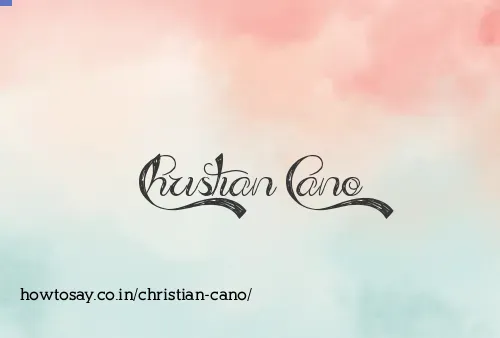 Christian Cano