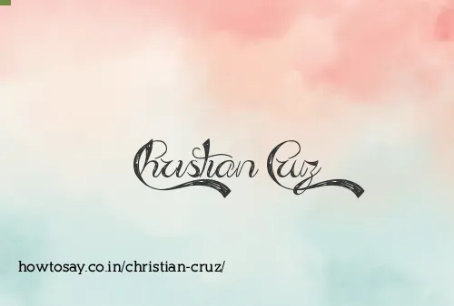 Christian Cruz