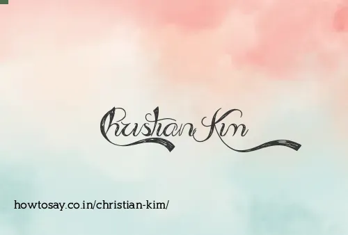Christian Kim