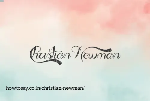 Christian Newman