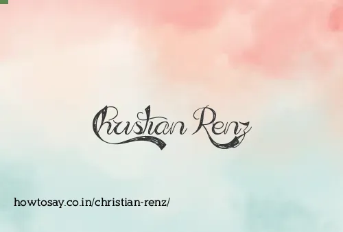 Christian Renz