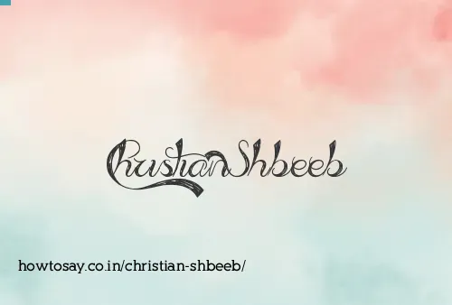 Christian Shbeeb