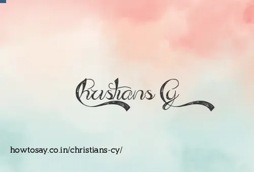 Christians Cy