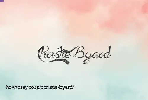 Christie Byard
