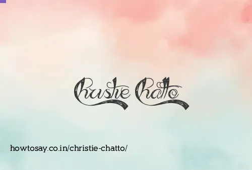 Christie Chatto