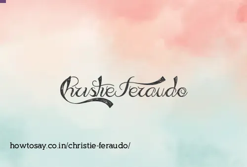 Christie Feraudo