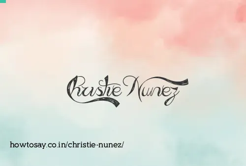 Christie Nunez