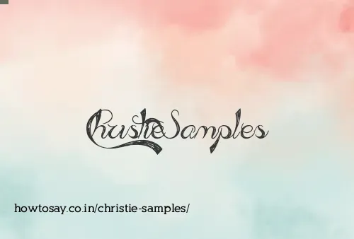 Christie Samples