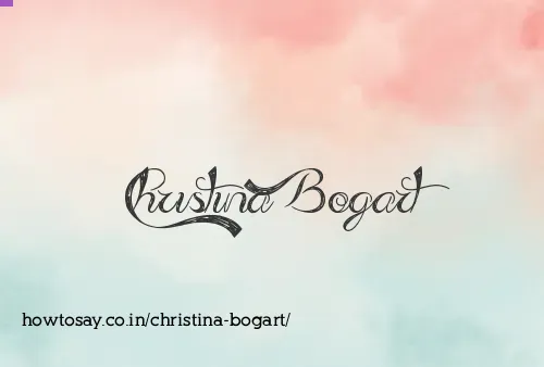 Christina Bogart
