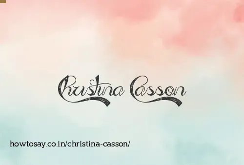 Christina Casson