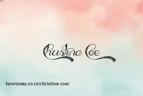 Christina Coe