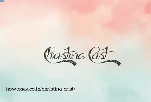 Christina Crist