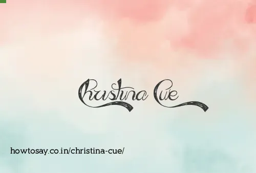 Christina Cue