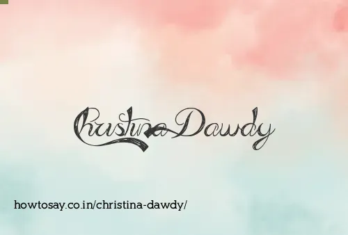 Christina Dawdy
