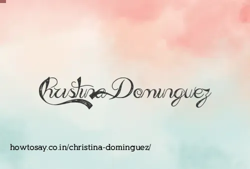 Christina Dominguez