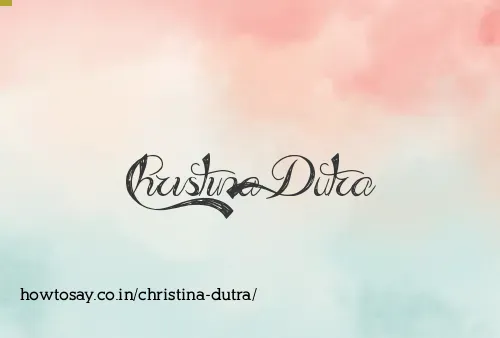 Christina Dutra