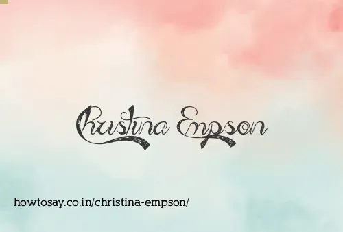 Christina Empson