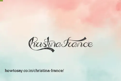 Christina France