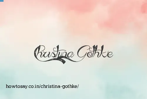 Christina Gothke