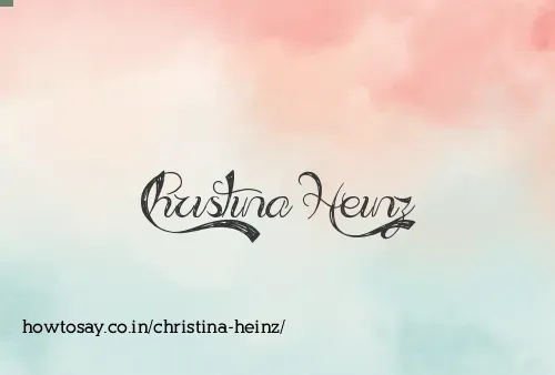 Christina Heinz