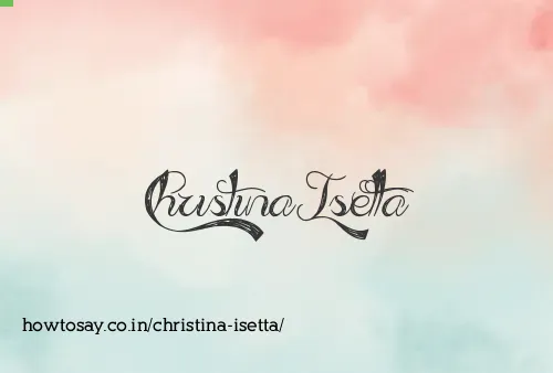 Christina Isetta