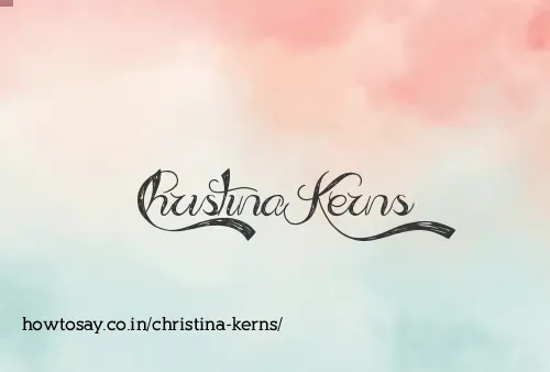 Christina Kerns