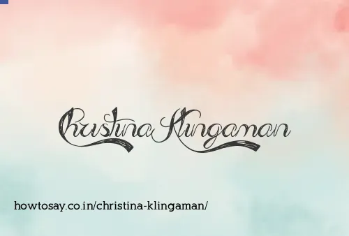 Christina Klingaman