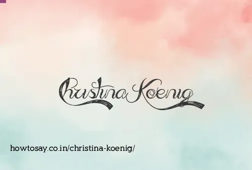 Christina Koenig